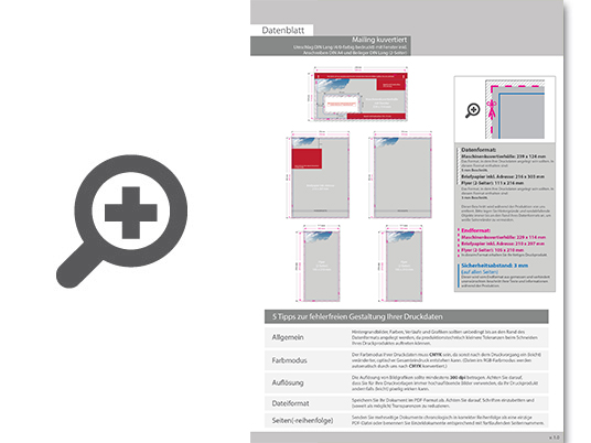 Product Bild briefh__lle_din_lang_(4_0-farbig_bedruckt)_mit_fenster_inkl__anschreiben_din_a4_und_beileger_din_lang_(2-seiter)