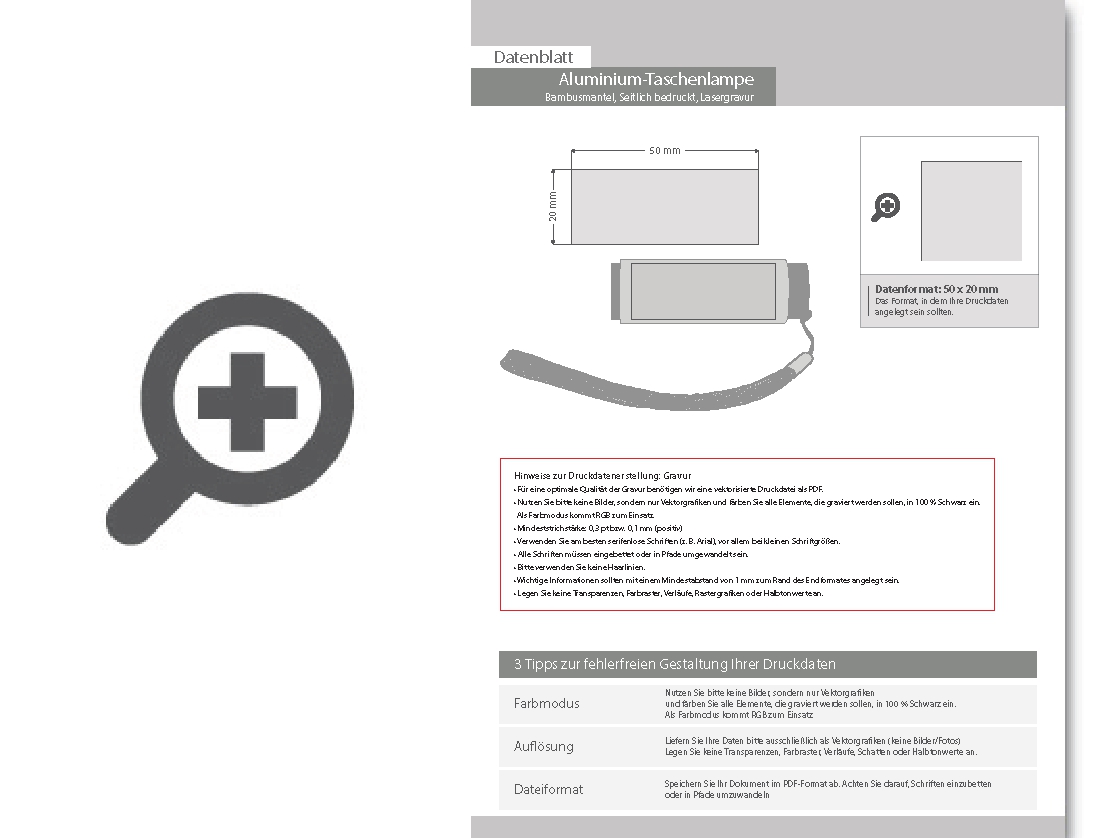 Product Bild aluminium-taschenlampe_mit_bambusmantel